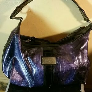 Black and Purple Simply Vera Purse